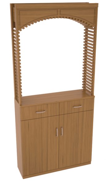 InstaCellar - 35" Cellar Arch / Base Cabinet Combo