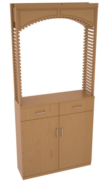 InstaCellar - 35" Cellar Arch / Base Cabinet Combo