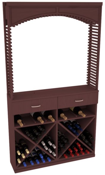 InstaCellar - 42.5" Cellar Arch / Base Cabinet Combo