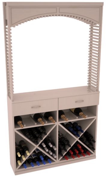 InstaCellar - 42.5" Cellar Arch / Base Cabinet Combo