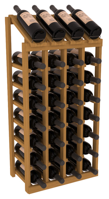 Retail Point of Purchase Display 4X8 in Grand Mahogany Oak stained without WineSafe™ Satin Sealant