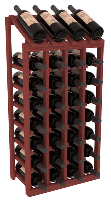 Retail Point of Purchase Display 4X8 in Grand Mahogany Cherry stained without WineSafe™ Satin Sealant