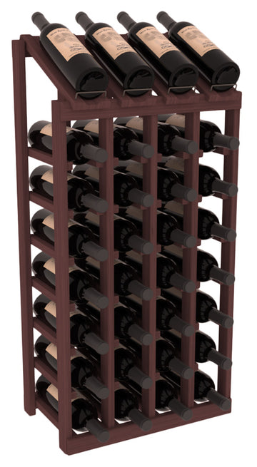 Retail Point of Purchase Display 4X8 in Grand Mahogany Walnut stained without WineSafe™ Satin Sealant