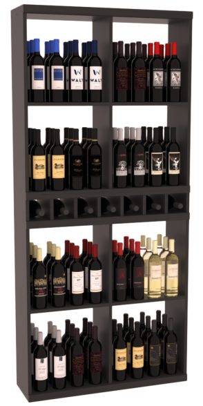 Retail Open Bin Display in Grand Mahogany Black stained with WineSafe™ Satin Sealant