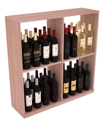 Retail Open Bin Base Display in Grand Mahogany Unstained without WineSafe™ Satin Sealant