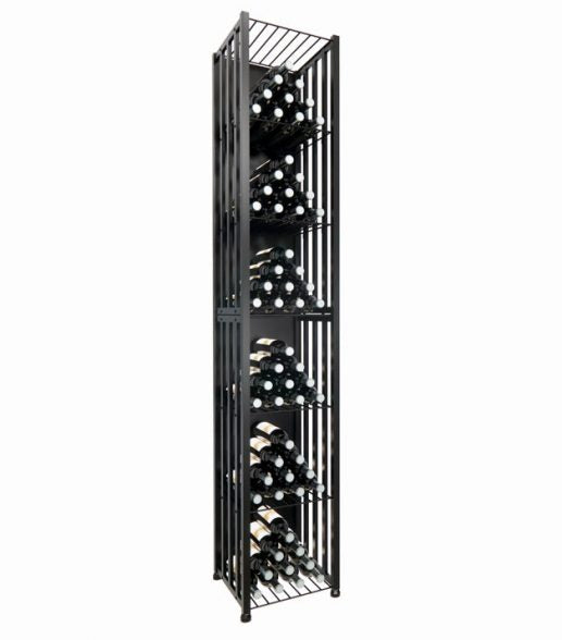 Wine Bin Tall (96-384 Bottles) in Single Wide (96 Bottles) Matte Black