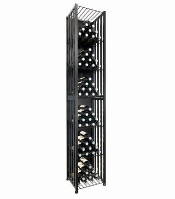 Wine Bin Tall (96-384 Bottles) in Single Wide (96 Bottles) Matte Black