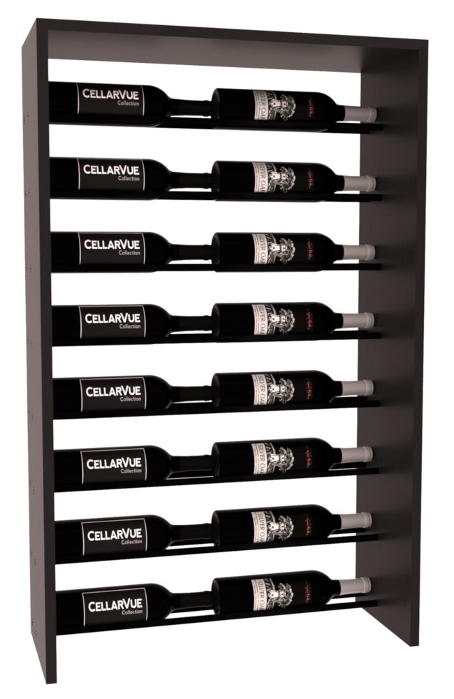 CellarVue - 26" Horizontal Top Display - Black Metal Rods
