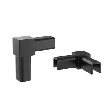 Low Profile Post Elbow in Matte Black