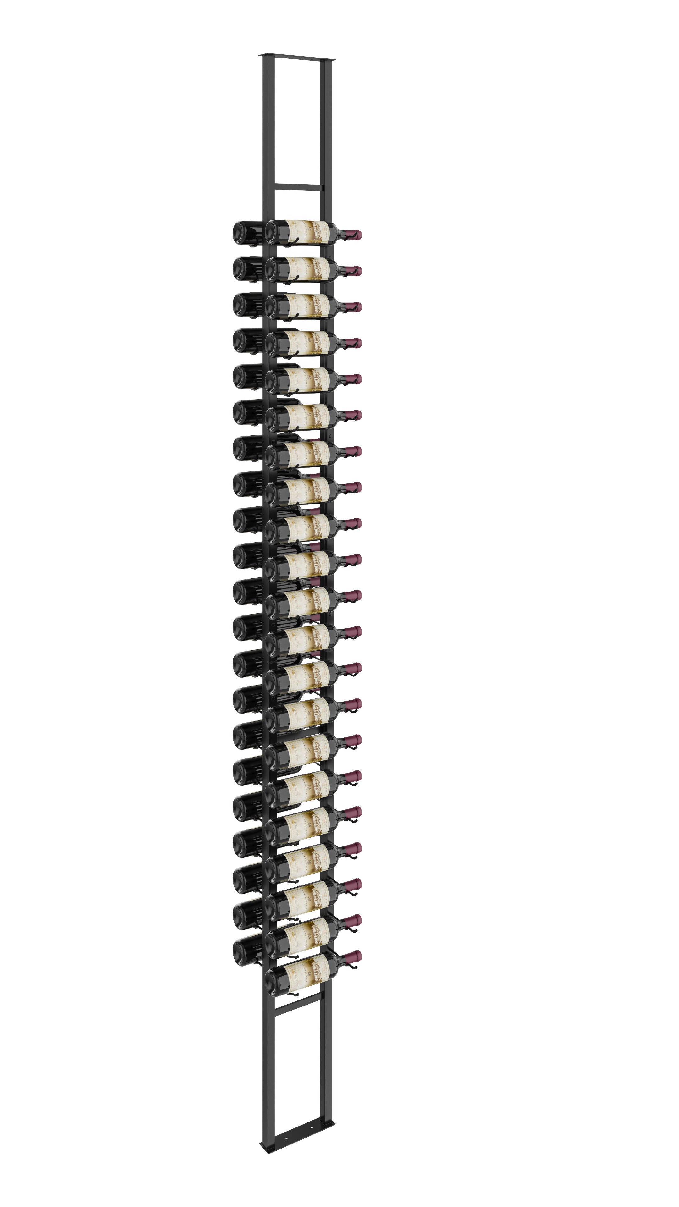 2 Side - FTC Frame Kit in 42 Bottles (Single, Single) Matte Black