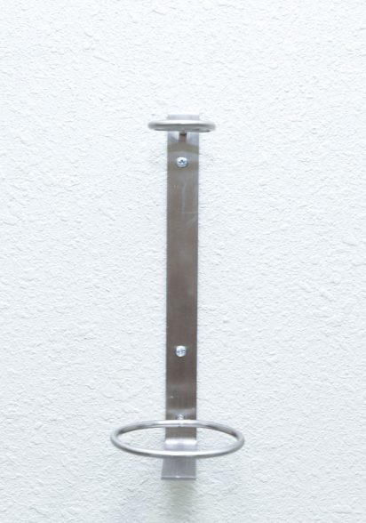 W Series Perch 750 (vertical wall mounted wine rack for standard bottles) in Magnum 1.5L Brushed Nickel