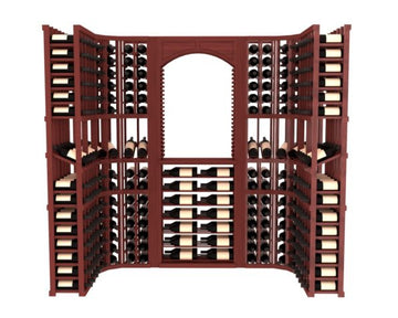 InstaCellar – Florence Wine Cellar Kit in Grand Mahogany Cherry stained without WineSafe™ Satin Sealant