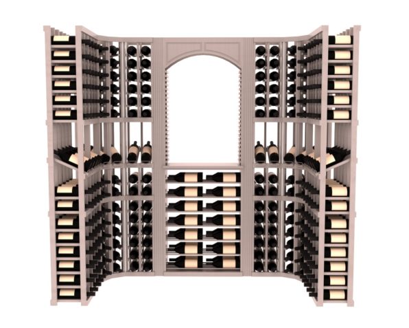 InstaCellar – Florence Wine Cellar Kit in Grand Mahogany Greywash stained with WineSafe™ Satin Sealant