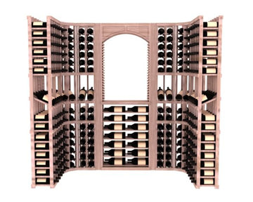 InstaCellar – Florence Wine Cellar Kit in Grand Mahogany Unstained without WineSafe™ Satin Sealant