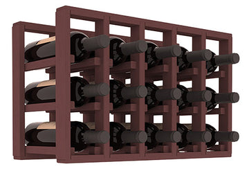 Living Series - 5 Column Countertop Rack in Pine Walnut stained without WineSafe™ Satin Sealant