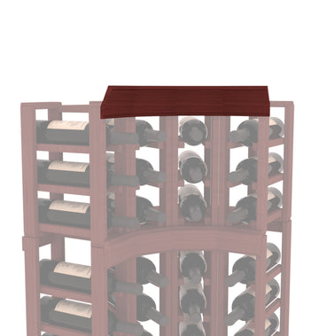 InstaCellar - Crown Corner Molding in Grand Mahogany Cherry stained without WineSafe™ Satin Sealant