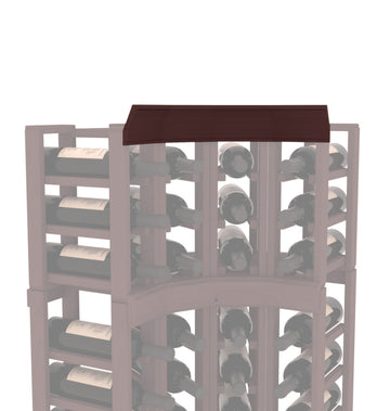 InstaCellar - Crown Corner Molding in Grand Mahogany Walnut stained without WineSafe™ Satin Sealant