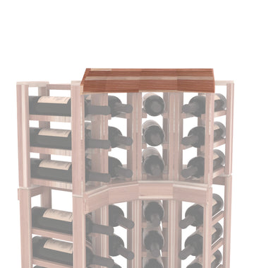 InstaCellar - Crown Corner Molding in Premium Redwood Unstained with WineSafe™ Satin Sealant