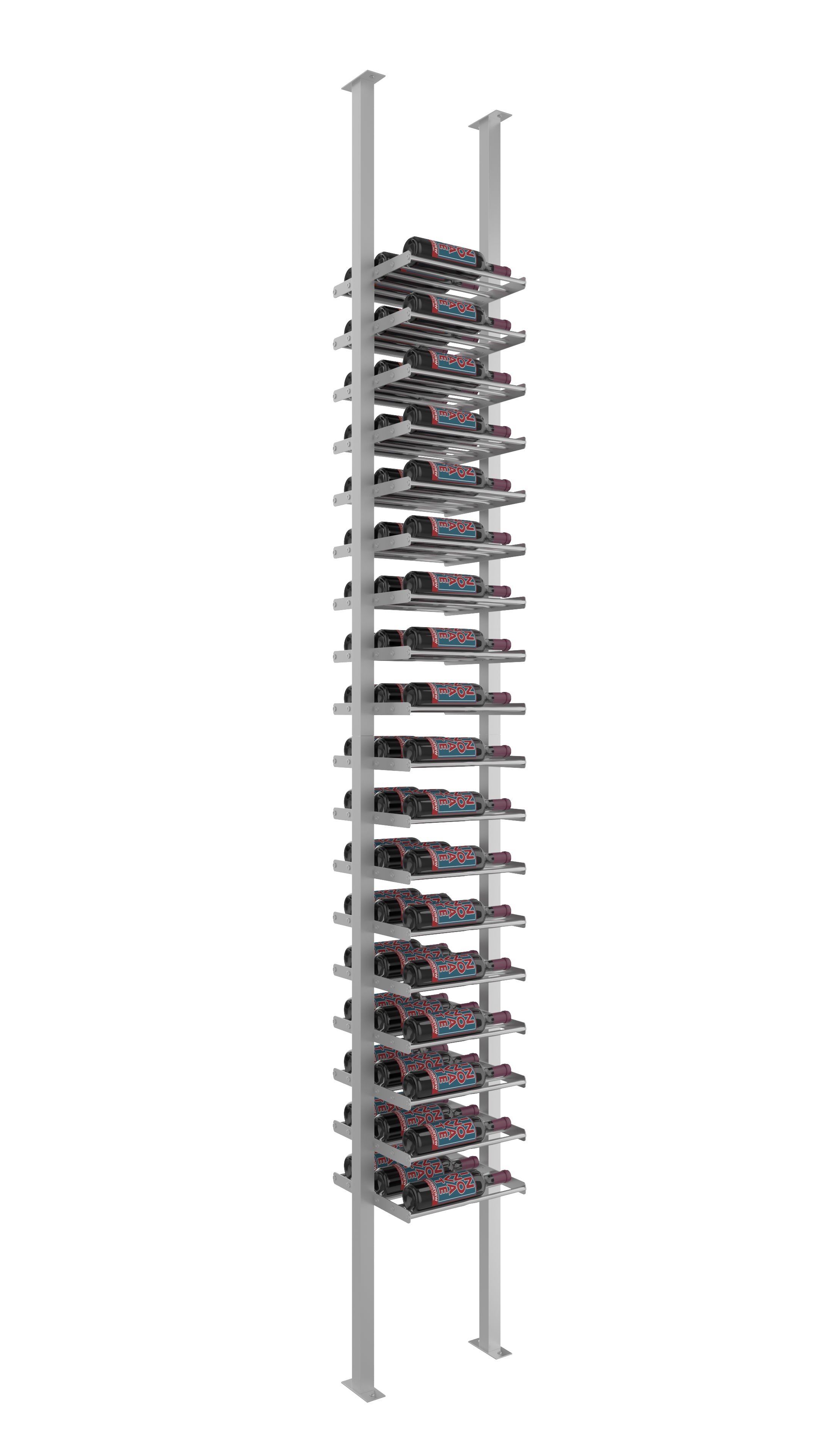 Evolution Low Profile Post Kit 10 1C in 54 Bottles (Triple Deep) Cool Gray/Cool Gray