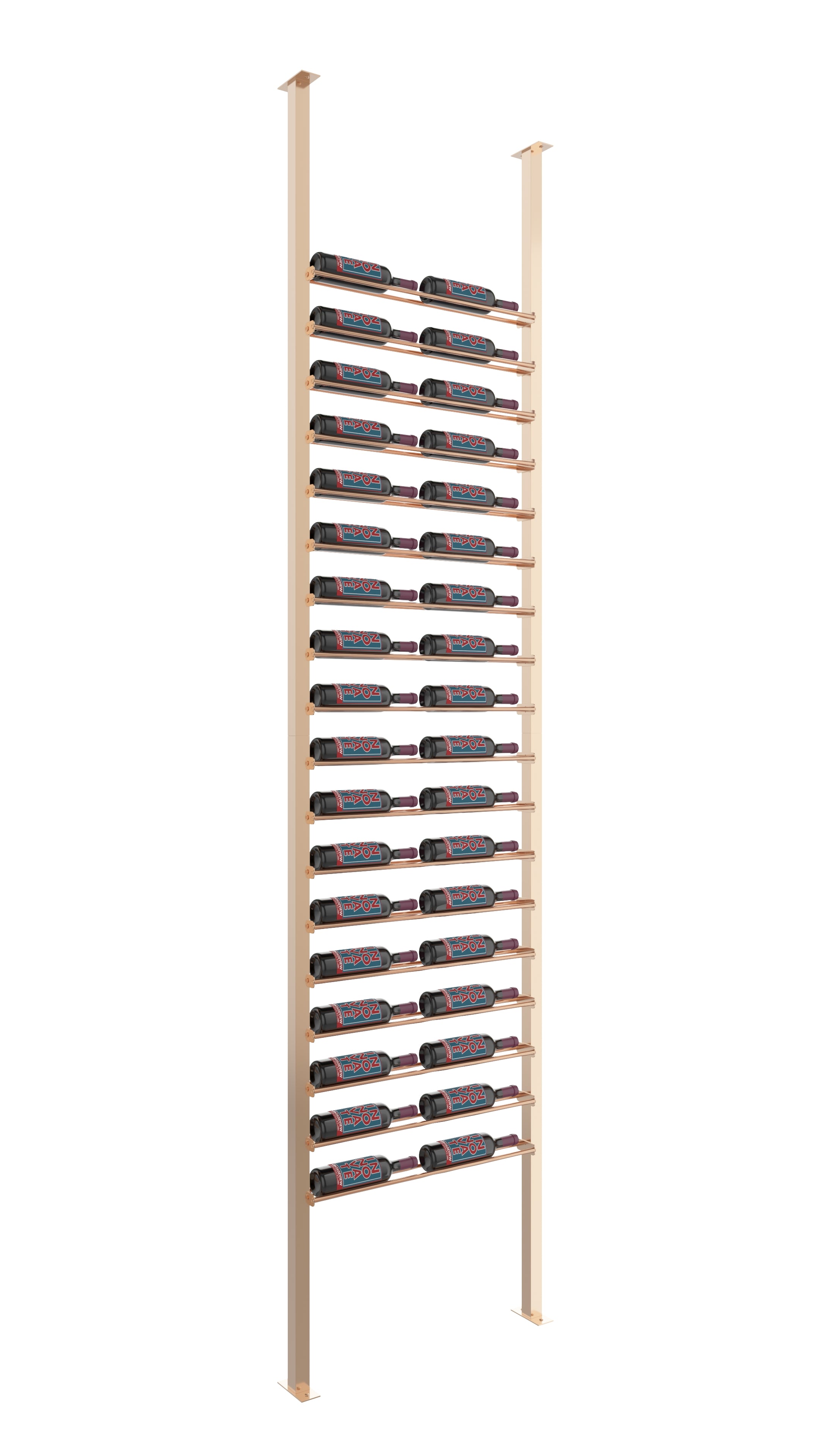 Evolution Low Profile Post Kit 10 2C in 36 Bottles (Single Deep) Golden Bronze