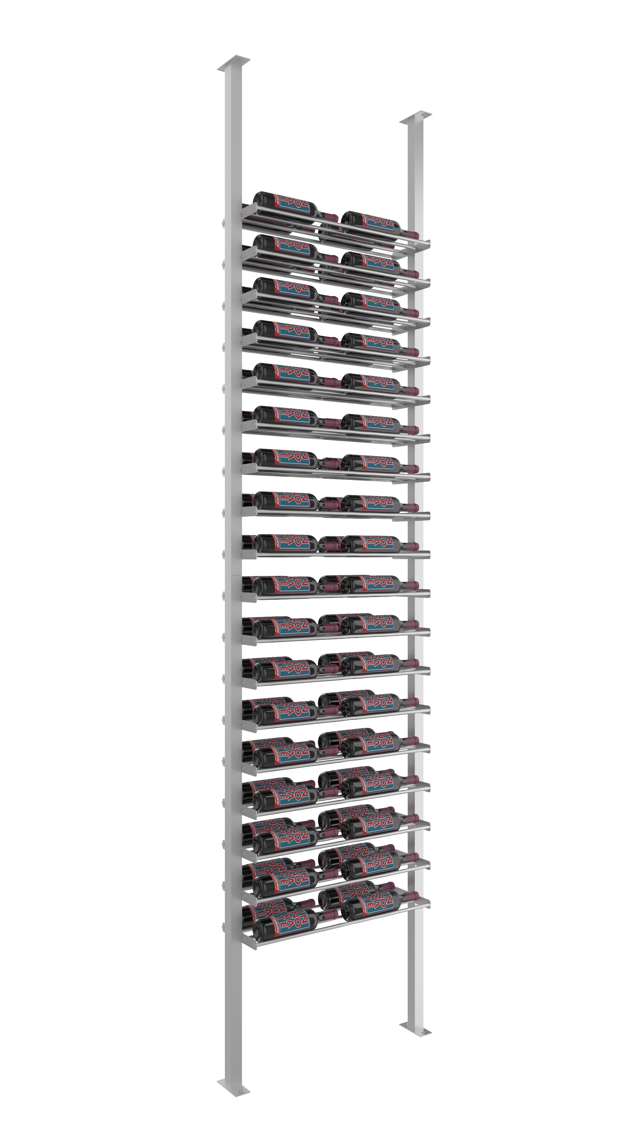 Evolution Low Profile Post Kit 10 2C in 72 Bottles (Double Deep) Cool Gray/Cool Gray