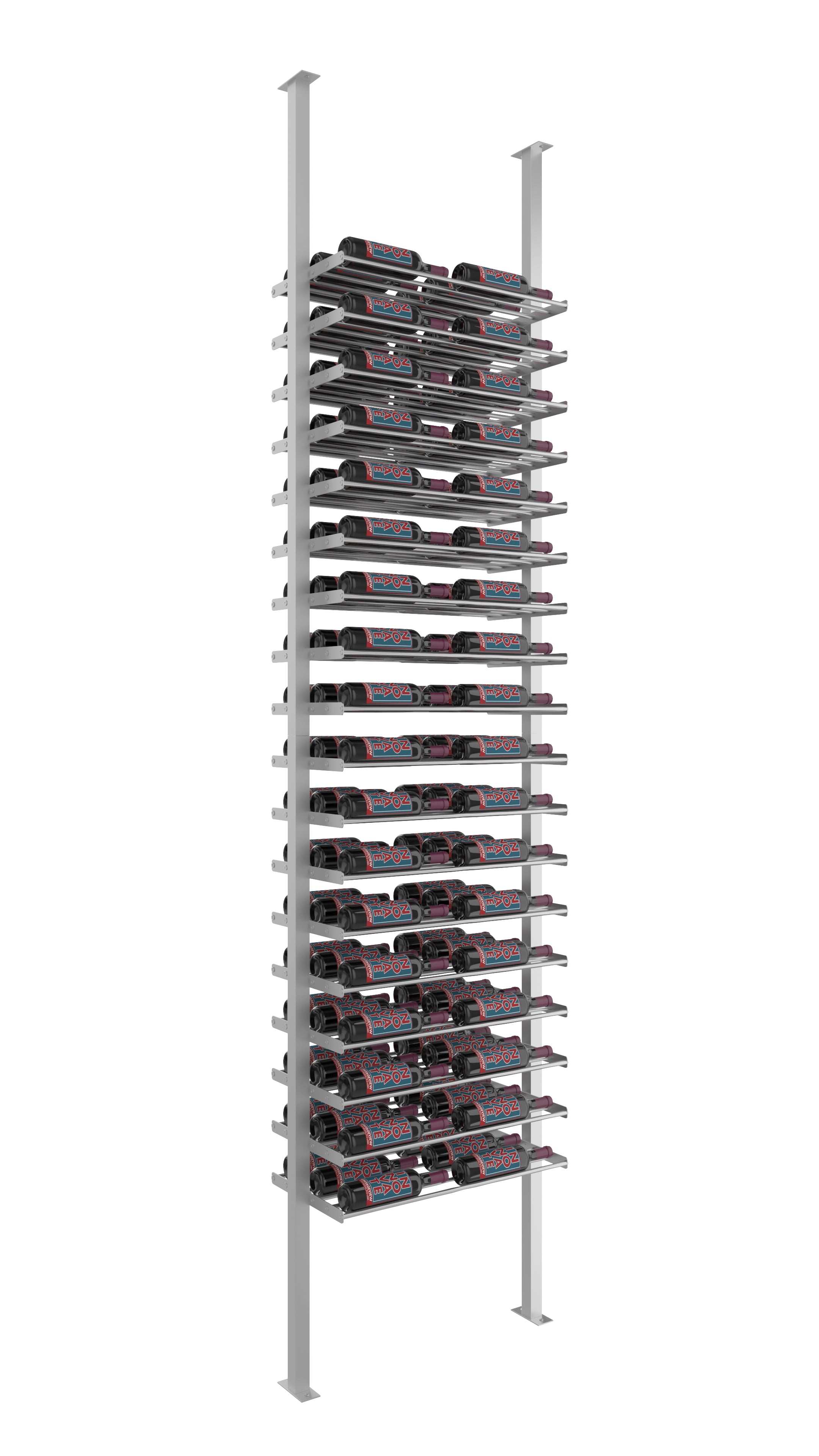 Evolution Low Profile Post Kit 10 2C in 108 Bottles (Triple Deep) Cool Gray/Cool Gray