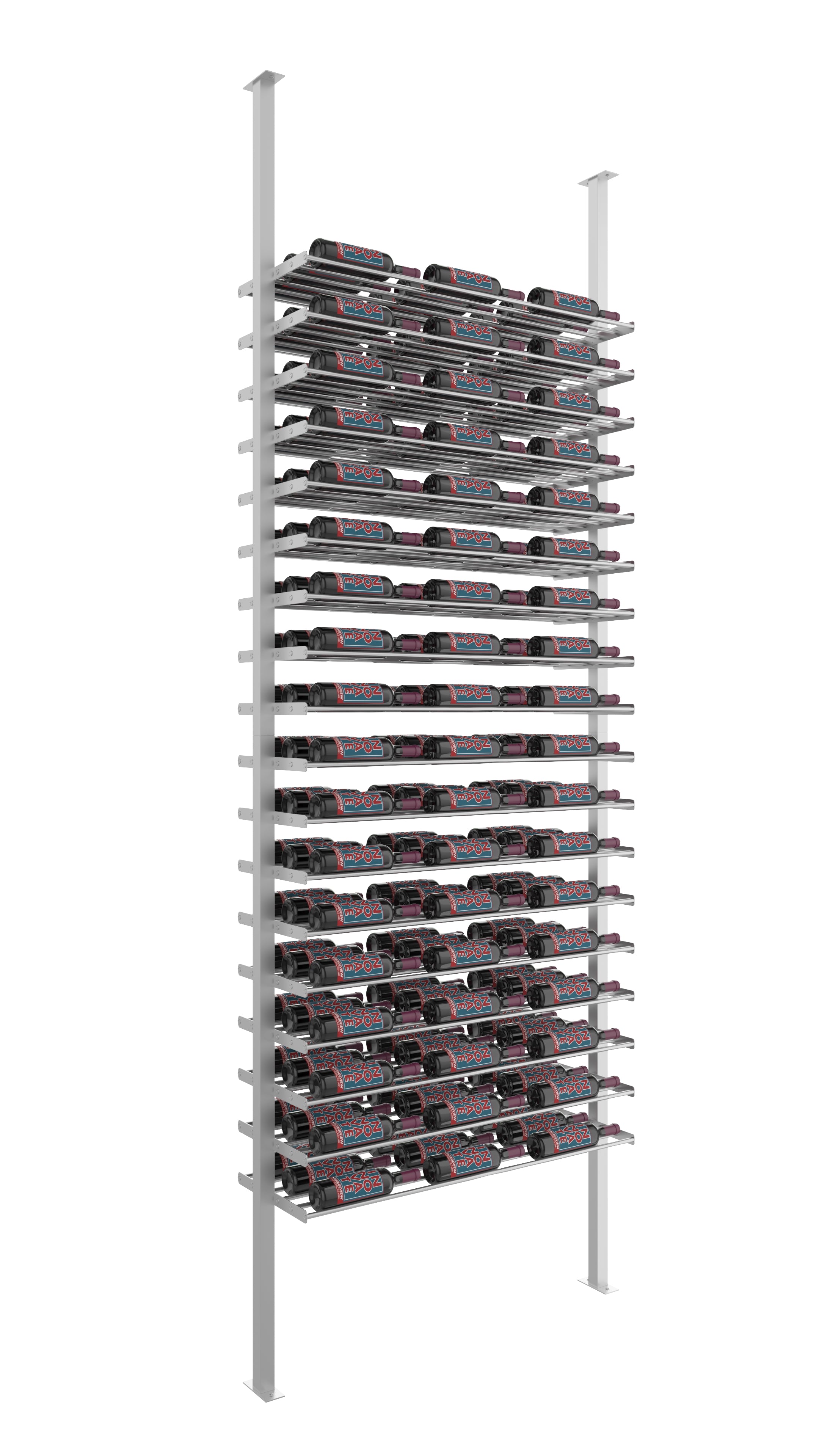 Post Kit Rack Evolution Low Profile Post Kit 10 3C (1 Bottle Deep) - Wine Racks America