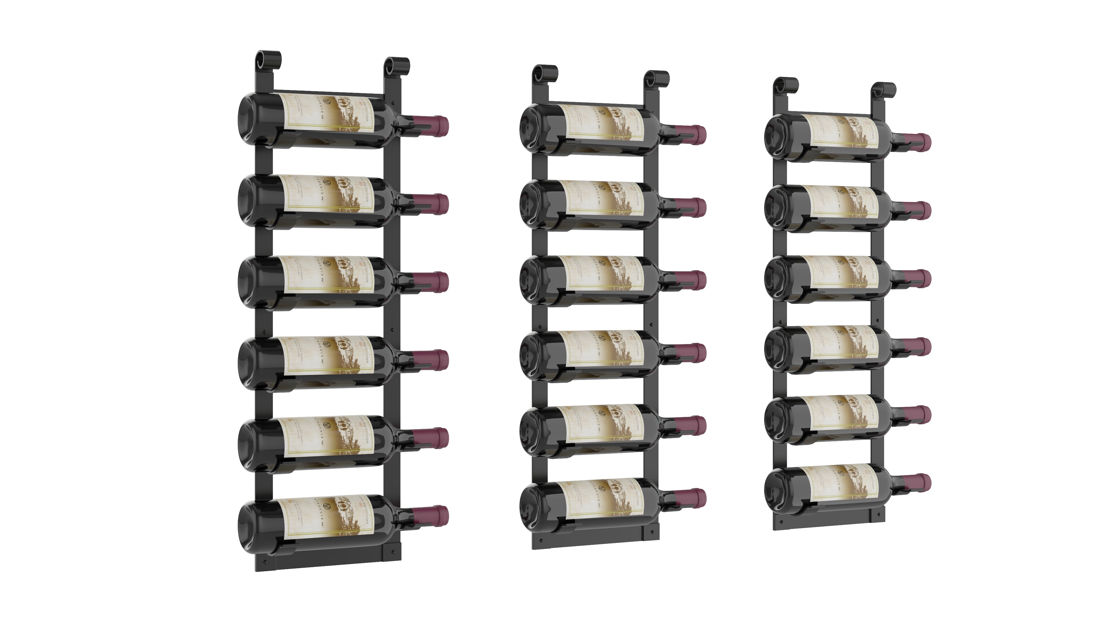 Le Rustique Wine Rack in 18 Bottles (3 Racks)