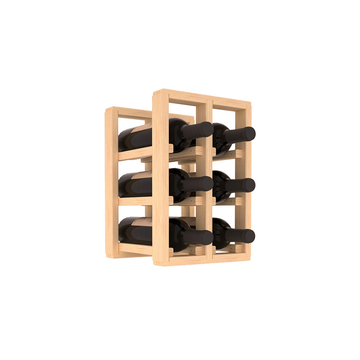 Living Series - 2 Column Countertop Rack in Pine Unstained without WineSafe™ Satin Sealant