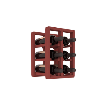 Living Series - 2 Column Countertop Rack in Pine Cherry stained without WineSafe™ Satin Sealant