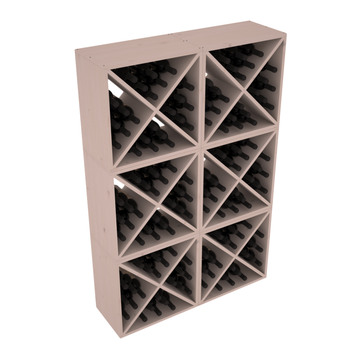 Living Series - 144 Bottle Wine Cube in Alder Greywash stained without WineSafe™ Satin Sealant