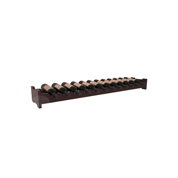 Living Series - 12 Bottle Scalloped Rack in Redwood Walnut stained with WineSafe™ Satin Sealant