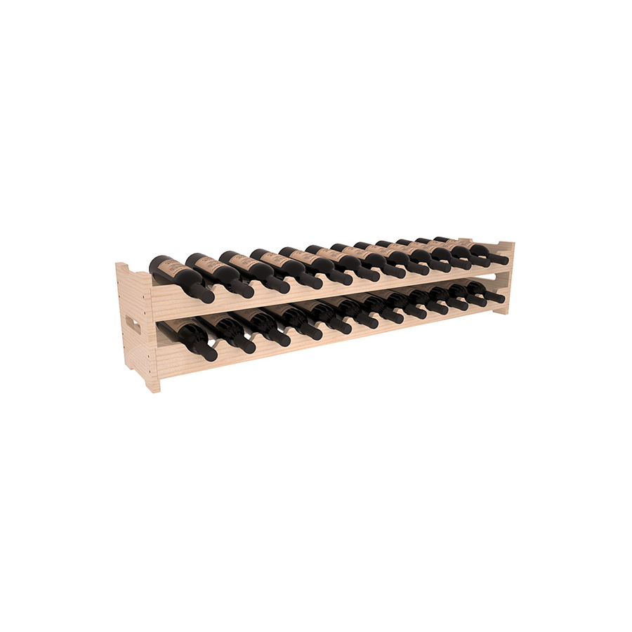 Living Series - 24 Bottle Scalloped Rack