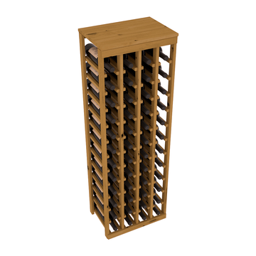 Living Series - 48 Bottle Tabletop Rack in Alder Oak stained without WineSafe™ Satin Sealant