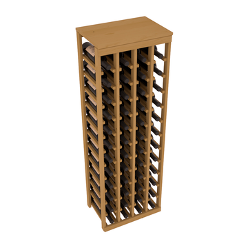 Living Series - 48 Bottle Tabletop Rack in Pine Oak stained without WineSafe™ Satin Sealant