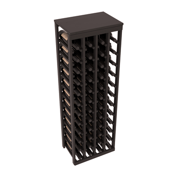 Living Series - 48 Bottle Tabletop Rack in Pine Black stained with WineSafe™ Satin Sealant