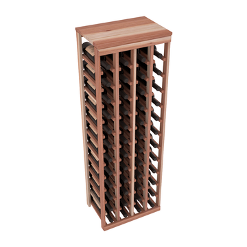 Living Series - 48 Bottle Tabletop Rack in Redwood Unstained without WineSafe™ Satin Sealant