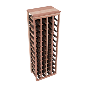 Living Series - 48 Bottle Tabletop Rack in Redwood Unstained with WineSafe™ Satin Sealant