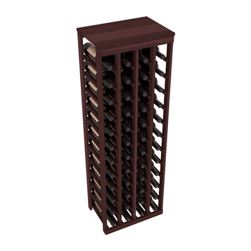 Living Series - 48 Bottle Tabletop Rack in Redwood Walnut stained without WineSafe™ Satin Sealant