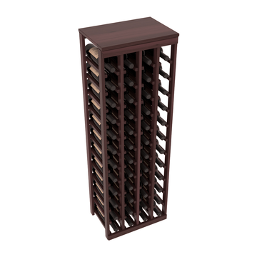 Living Series - 48 Bottle Tabletop Rack in Redwood Walnut stained with WineSafe™ Satin Sealant
