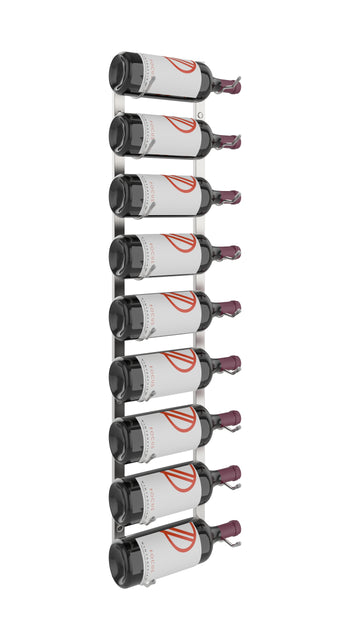 1.5L Wine Rack Single Deep in Brushed Nickel