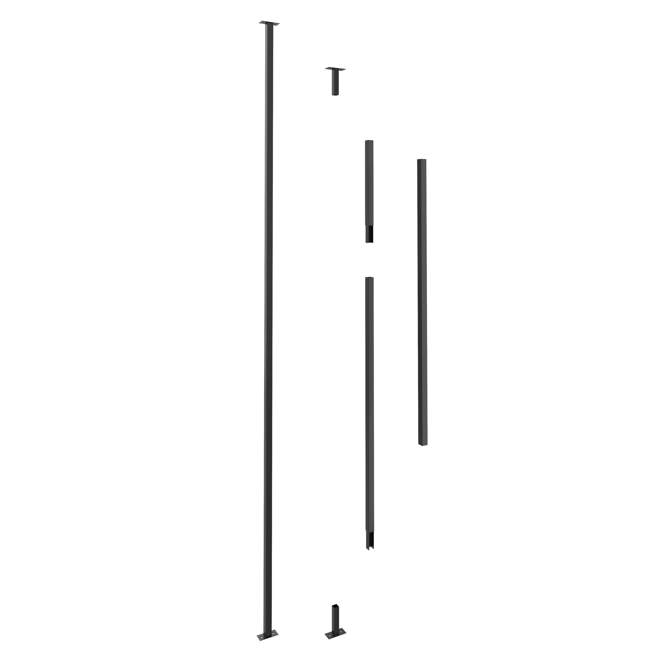 Wine Wall 1 Piece 10 Foot Post in 12'