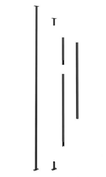 Evolution Low Profile Post 12ft in Matte Black