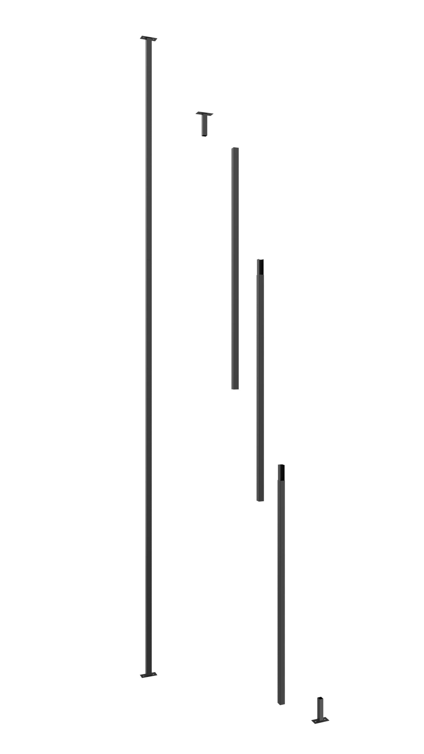 Vino Series Post Only in Matte Black 15'