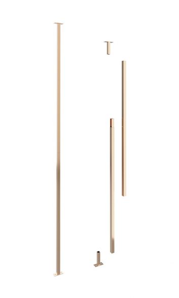 Evolution Low Profile Post 10ft in Golden Bronze