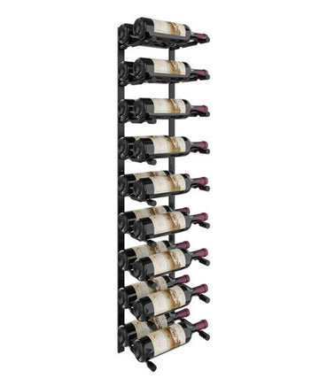 Flex Series Double Deep Wine Rack in Matte Black