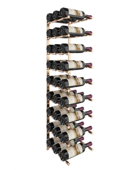 Flex Series Triple Deep Wine Rack in Golden Bronze