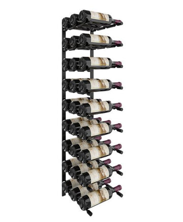Flex Series Triple Deep Wine Rack in Matte Black