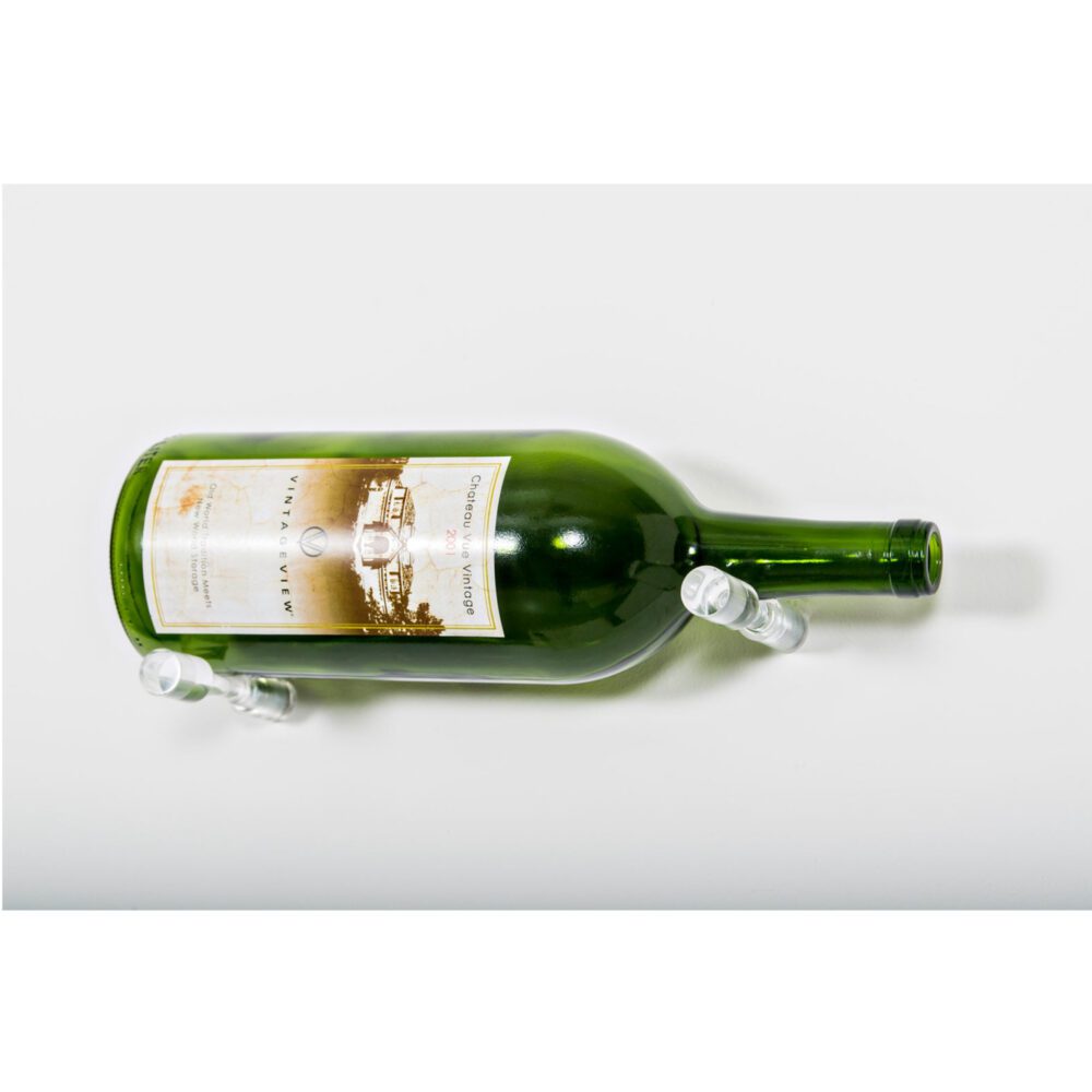 Vino Post Magnum 1 Bottle Deep in Acrylic Wood/Studs