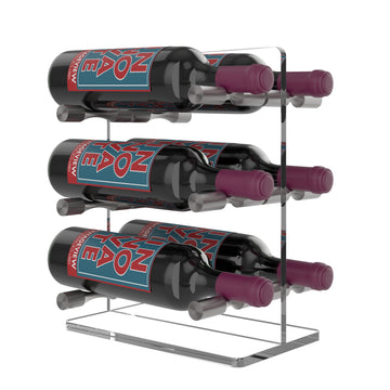 Mini T Tabletop Wine Rack in Gunmetal